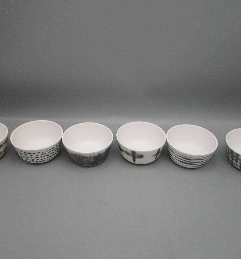 BOWL MELAMINE 245ML 6ASS image
