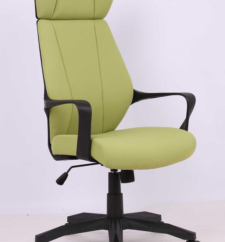 High back office chair green image