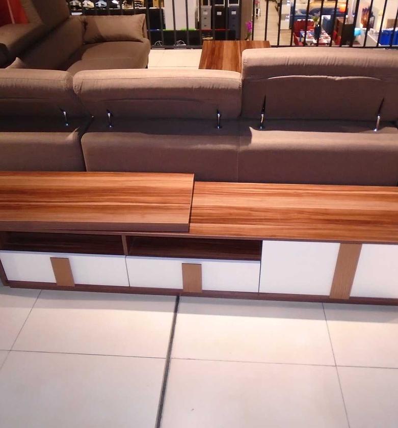 Tv stand walnut(m30)+beige mat(m03) image