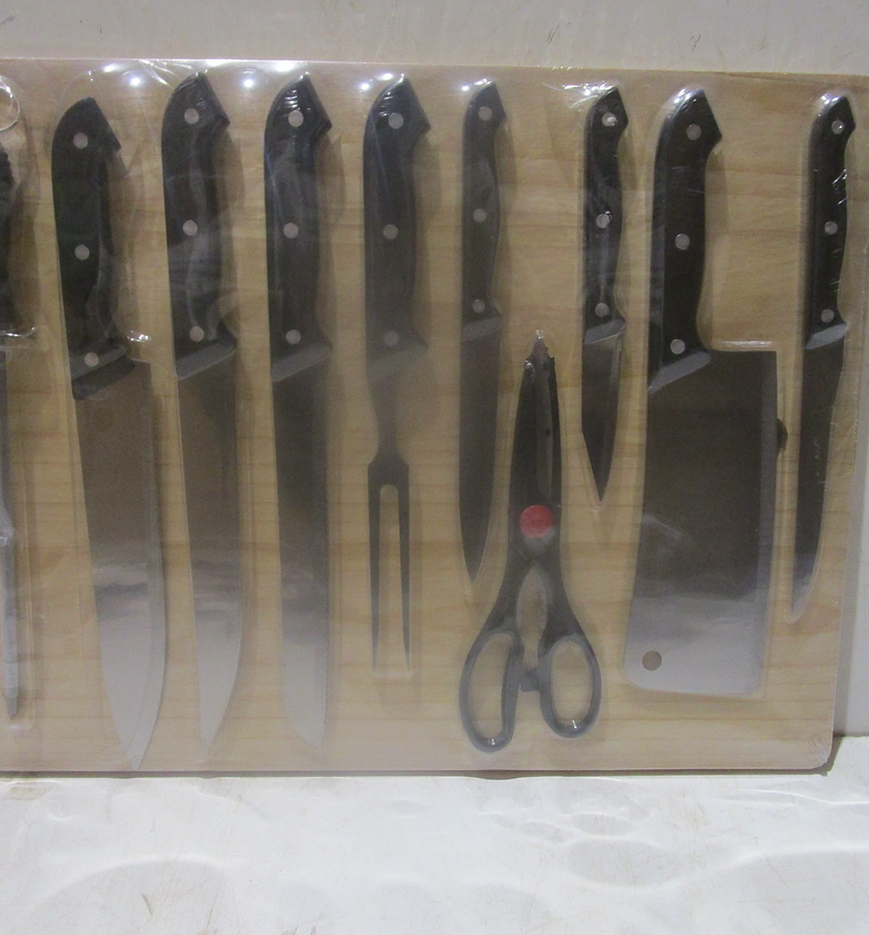 Cultery set-11pcs wood cutting image