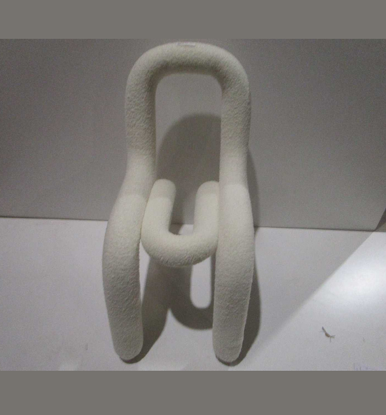 Chair tissue boucler white image