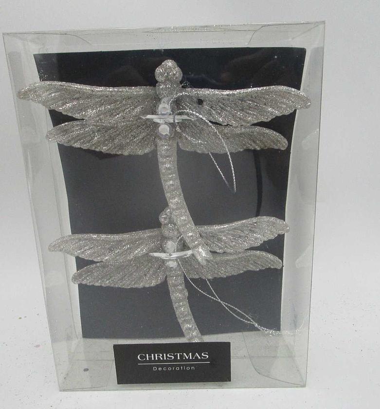 Dragonfly 13cm 2pcs glitter image