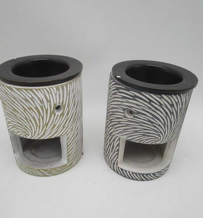 Oil burner ceramic 2 color image