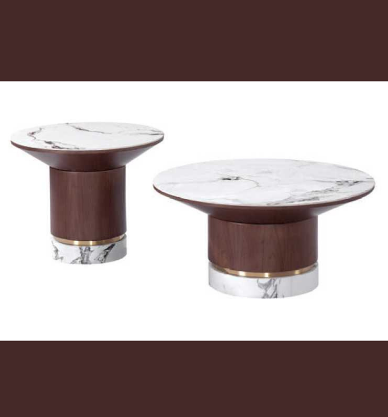 Coffee table mdf+ss ø800*380 image