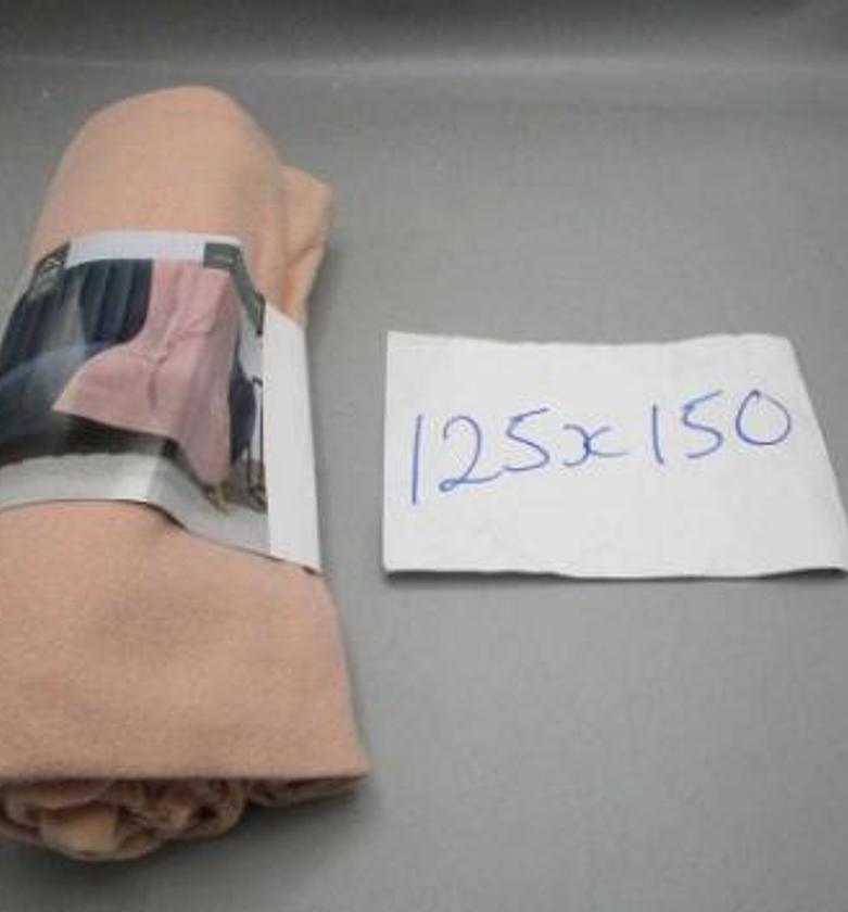 PLAID POLAIRE UNI ROSE 12 image