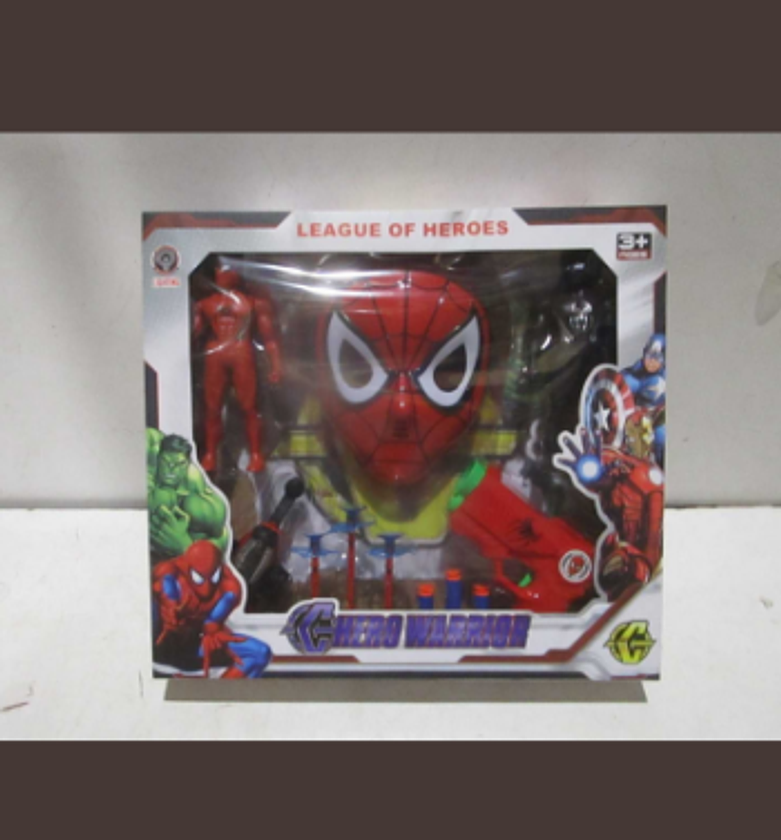 Set of toy hero warrior image