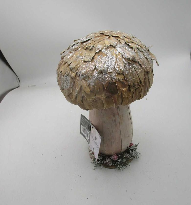 Christmas plf mushroom h27cm image