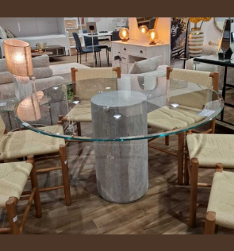 Dining table grey sandstone image