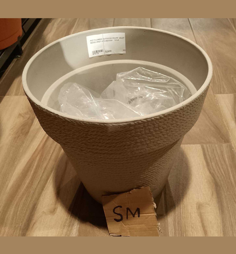 Pot flower outdoor pe+pp 40x37 image