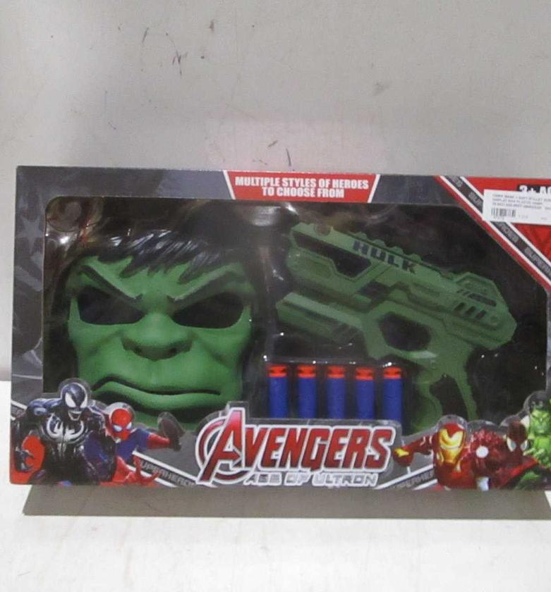 Hulk mask + soft bullet image