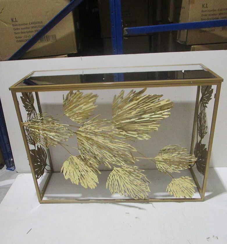 Console metal w top mirror image