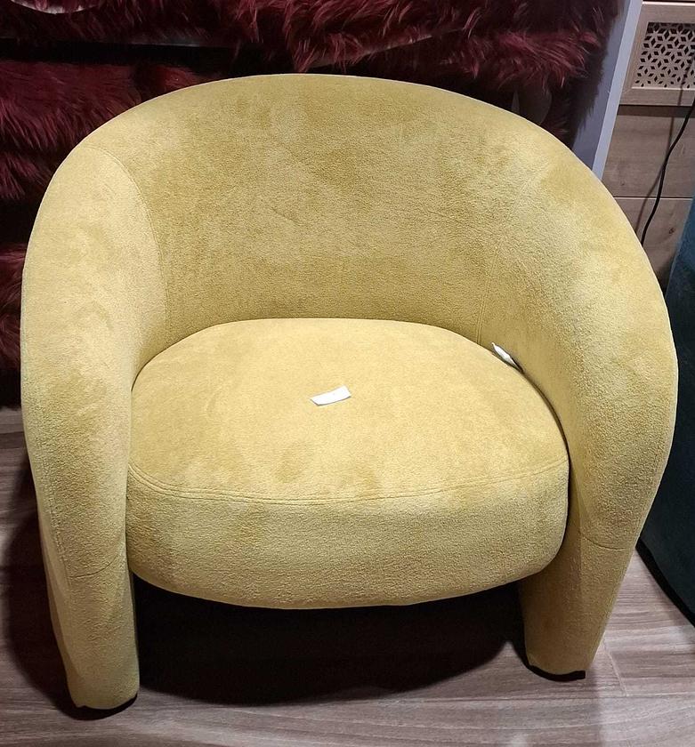 Chair accent fabric yellow image