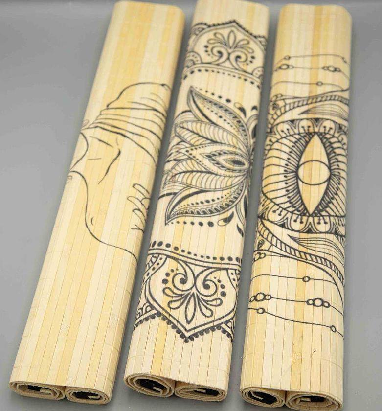 BAMBOO WALL DECORATION 3A image