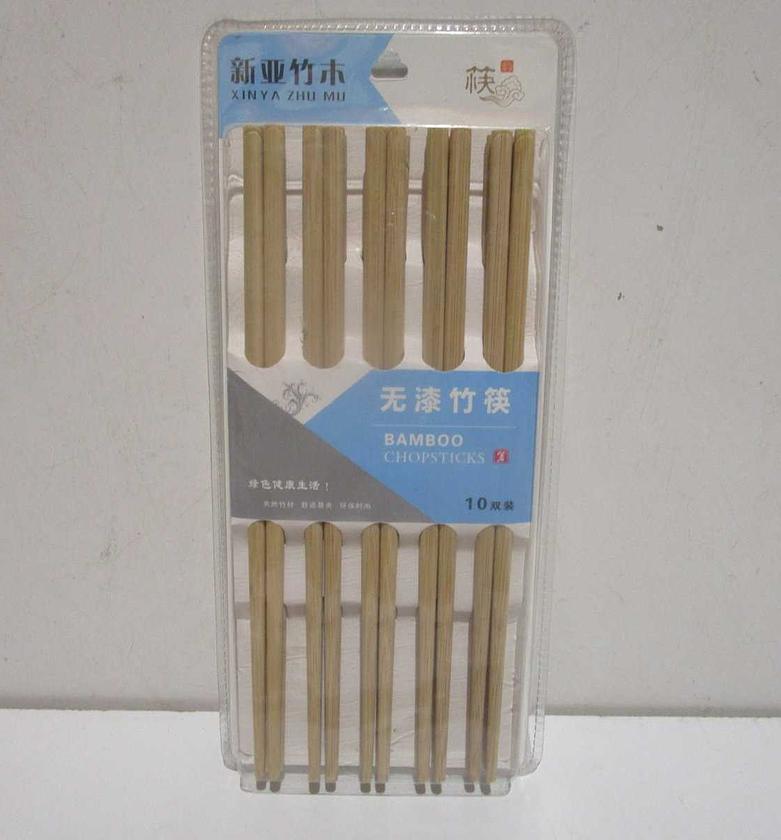 Chopsticks 10 pairs bamboo image