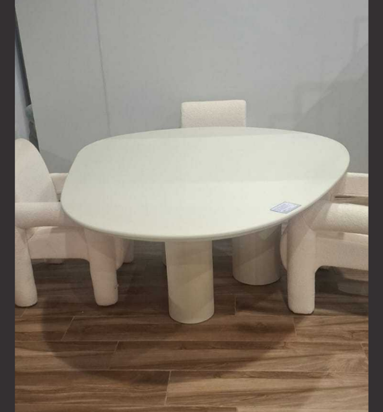Dinning table matt latte dnning image