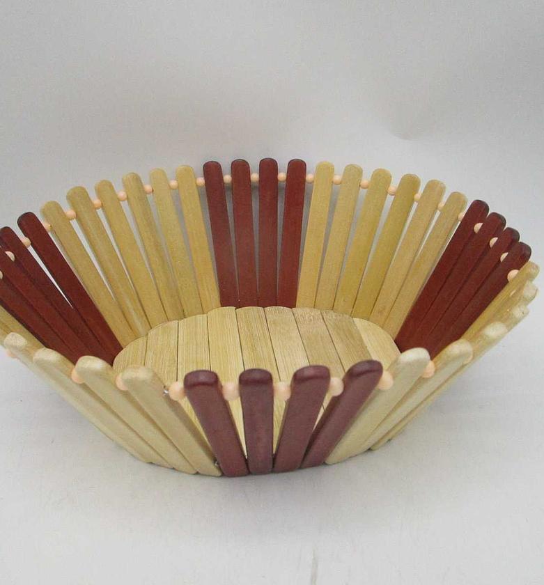 Basket bamboo 25x21.5x9 #ref:35717-49# image