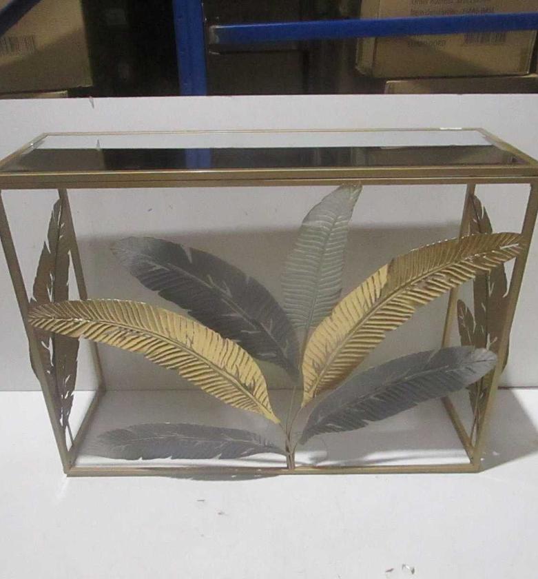 Console metal w top mirror image