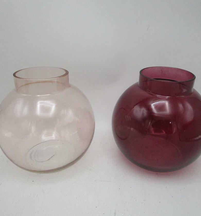 Vase 15cm 2ass round pink image