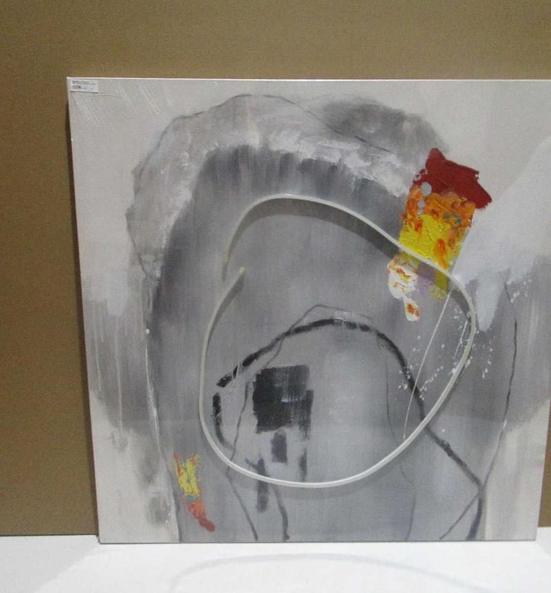 Zenith Illumination Canvas: Dynamic LED Abstract image