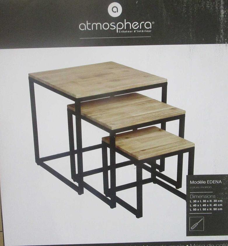 Set of 3 Edena Side Tables – Stylish & Versatile image