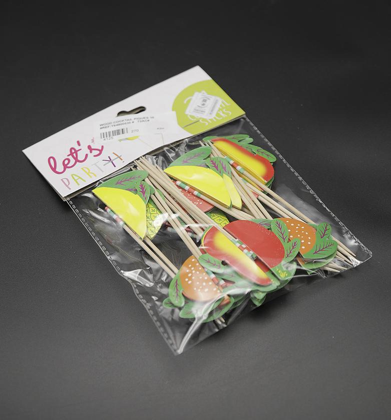 WOOD COCKTAIL PIQUES 10 image