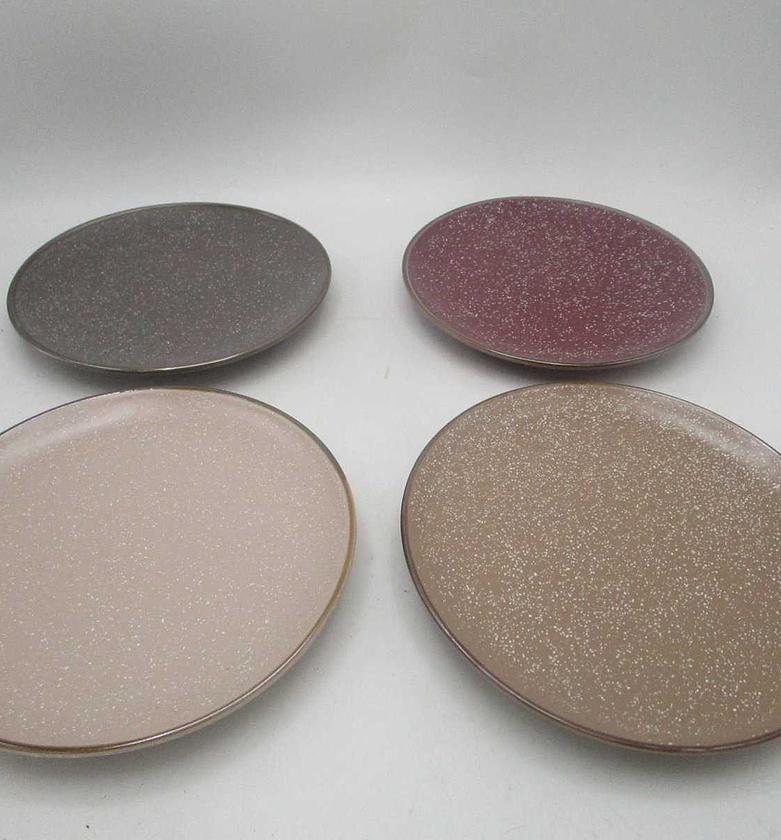 Plate faience d21cm - 4ass image