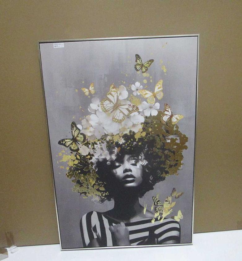 Aurelia Framed Gold Foil Art Print image