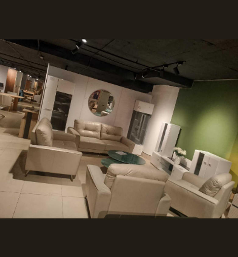 Sofa set 3+2+1+1 leather and image