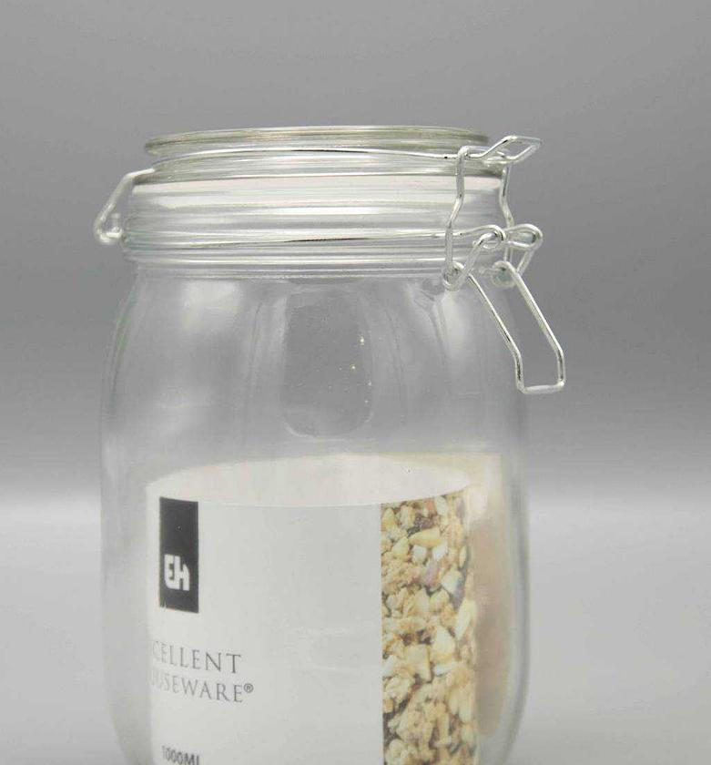 GLASS JAR WITH LID image