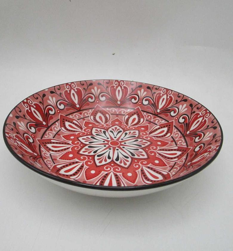 Plate creuse jaipur rouge image