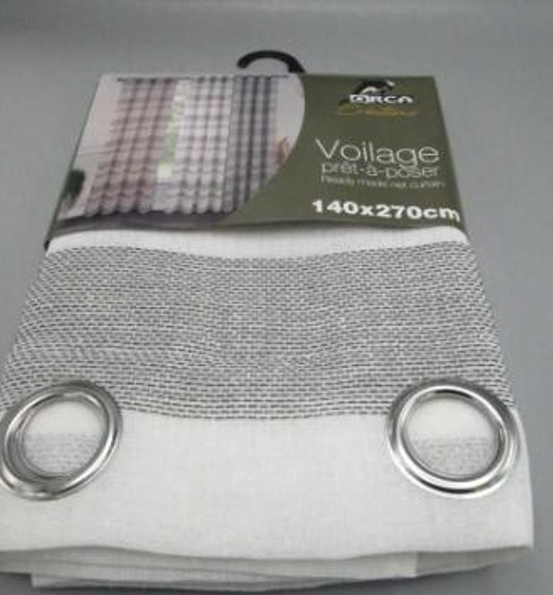 Curtain 140x270 cm 8 ring image