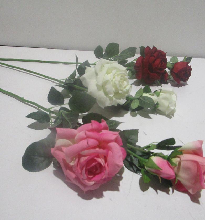 3 heads velvet big rose image