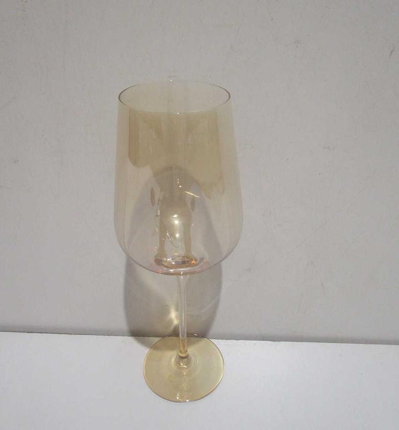 Glass wine cup gold 350ml image