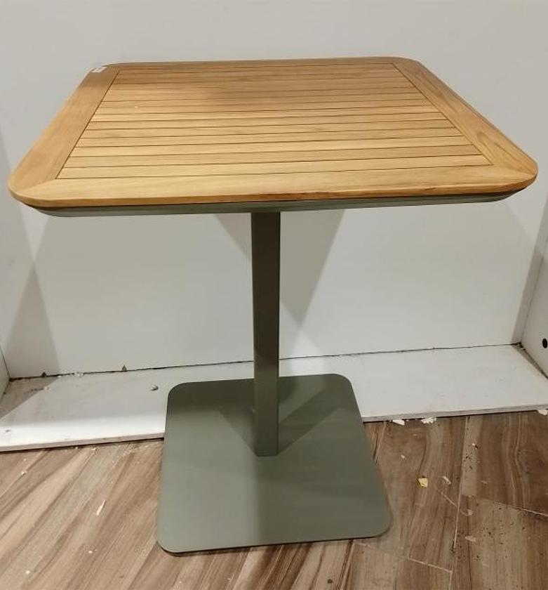 Bar table teak woo top image