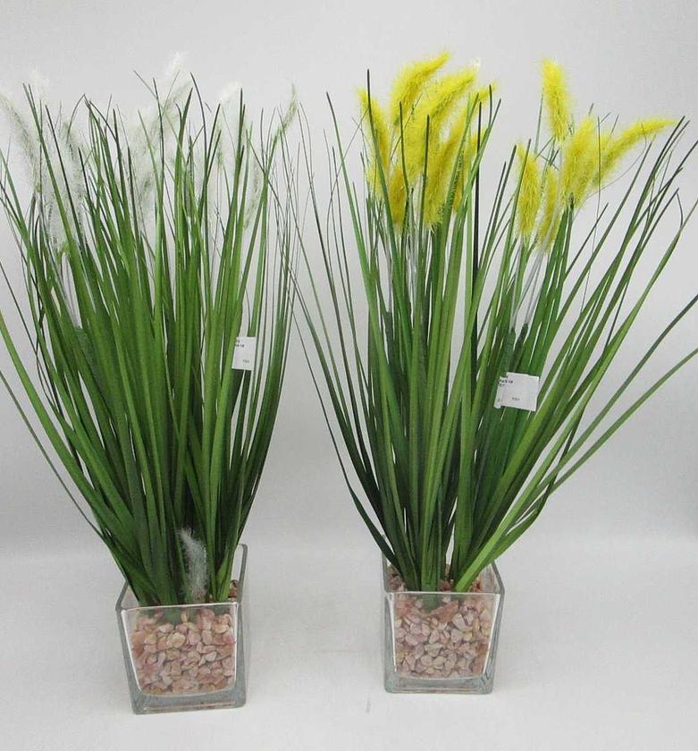 Artificial plant green white48cm image