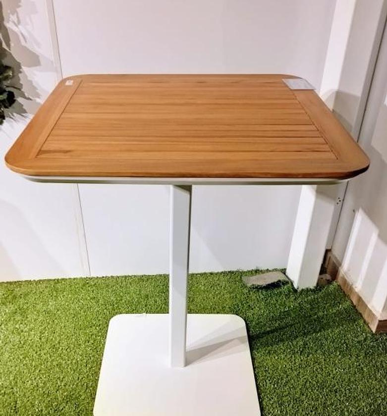 Bar table teak woo top image