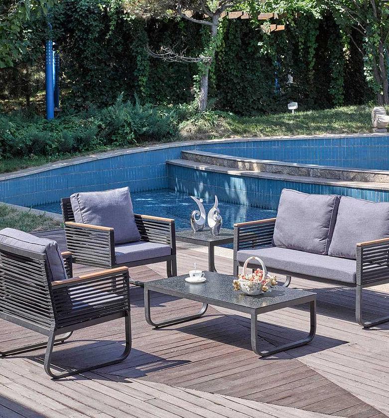 Sofa garden set 2+1+1+coffee table image