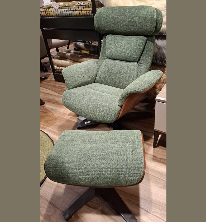 Armchair swivel with manual image