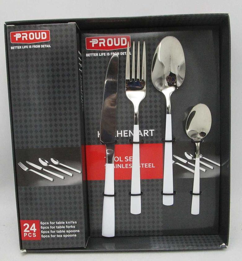 Stainless steel cutlery set image