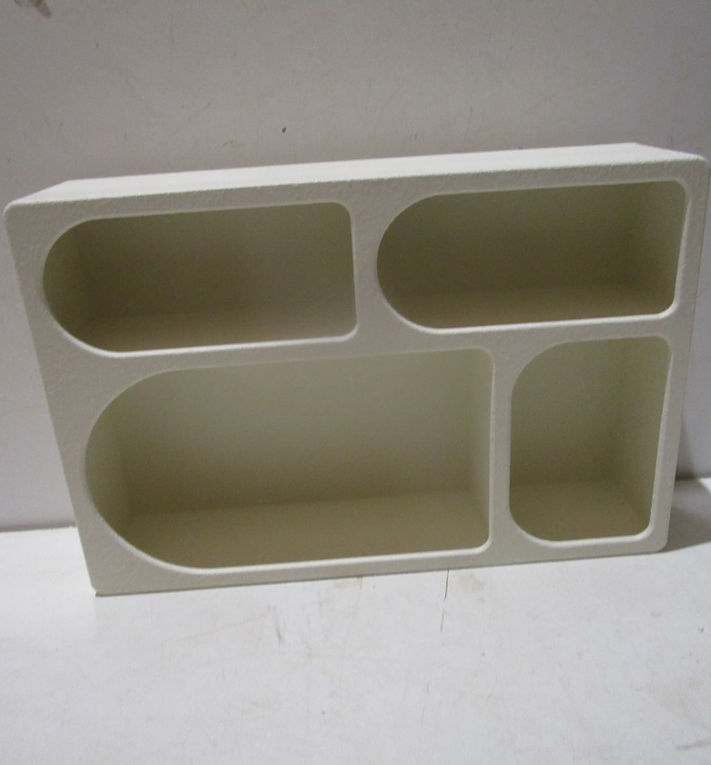 Shelf mdf ciment effect white image