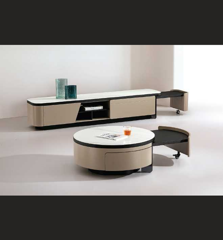 Coffee table mdf+iron 850-1300*850*365 image