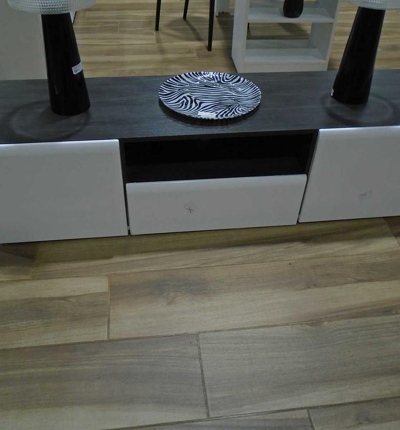 Tv stand melamine faced chipboard image