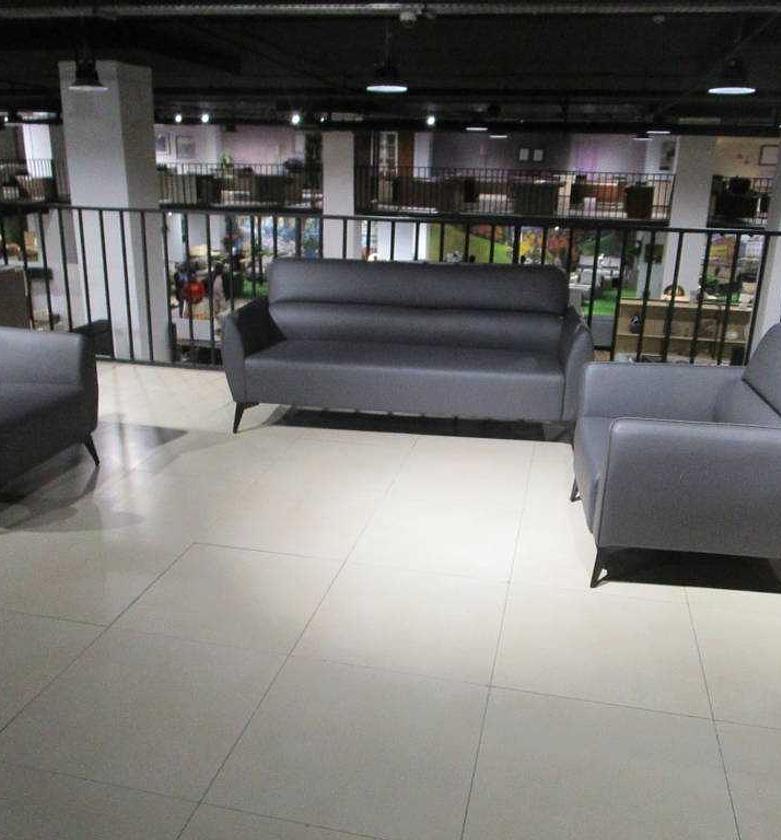 Sofa 3+1+1 office dark grey image