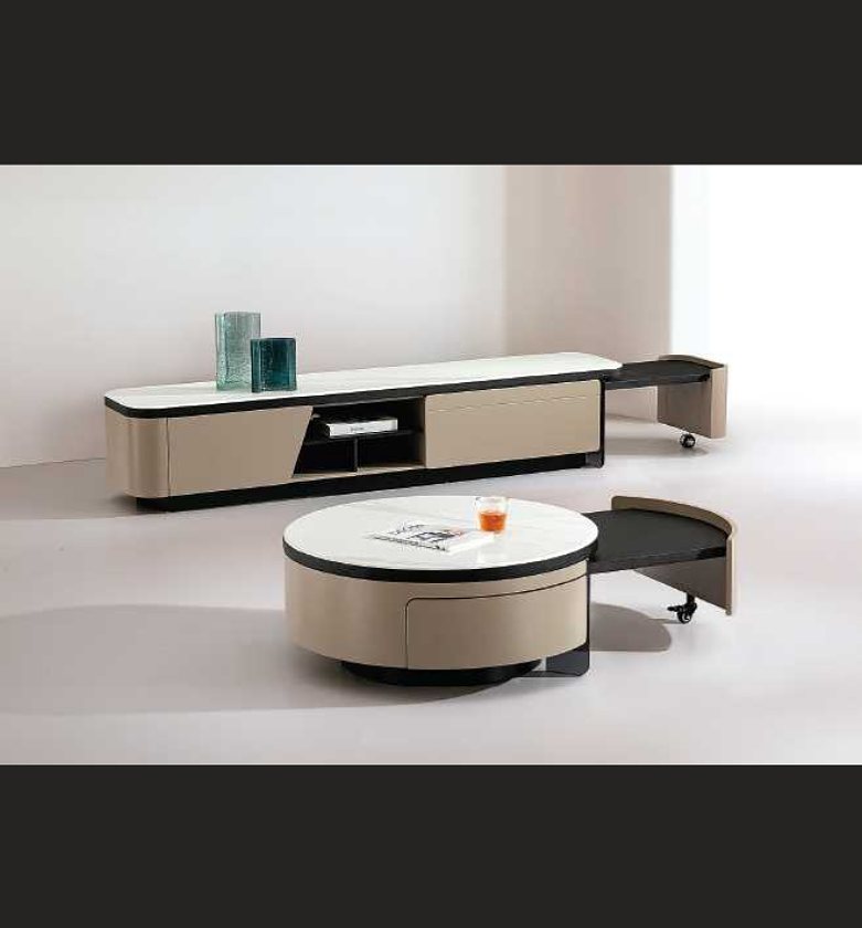 Tv unit mdf+iron 2000-2600*400*390 image