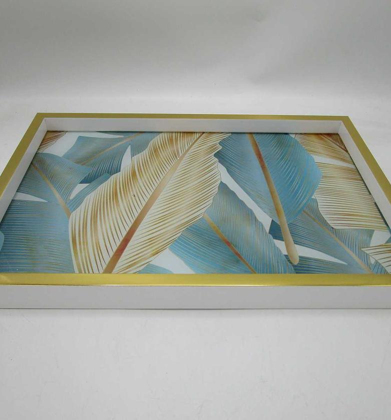 Serving tray  glass base
 image