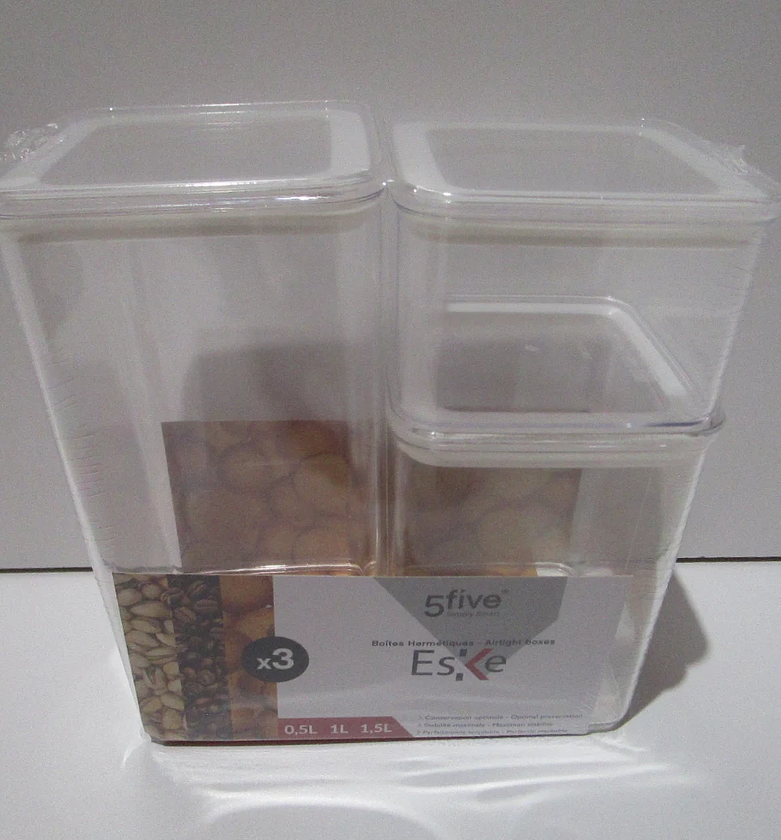 Eske Square Storage Boxes – Pack of 3 image