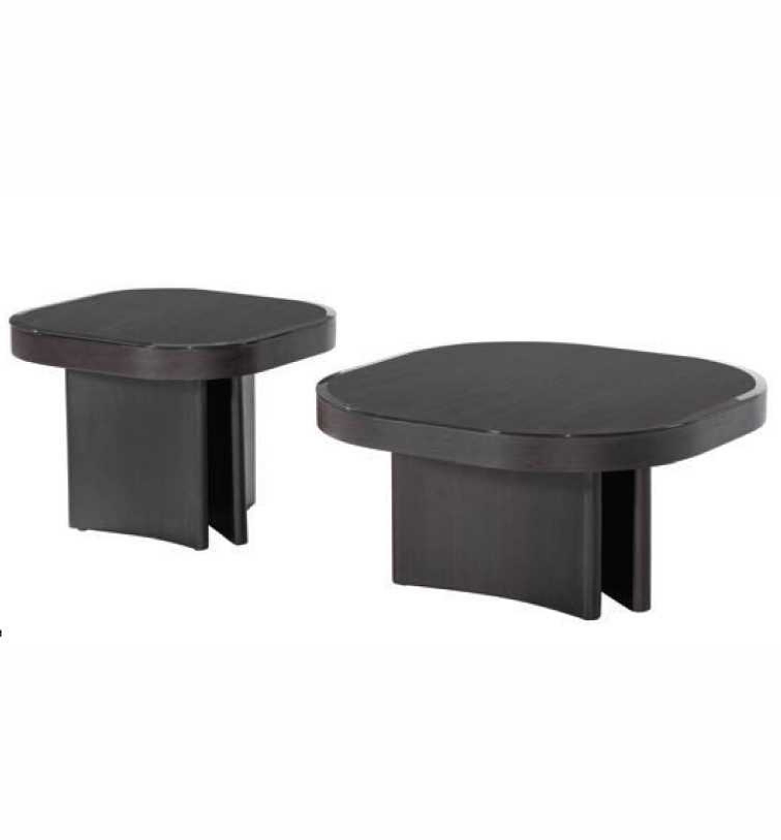 Side table mdf+glass 600*600*460 image