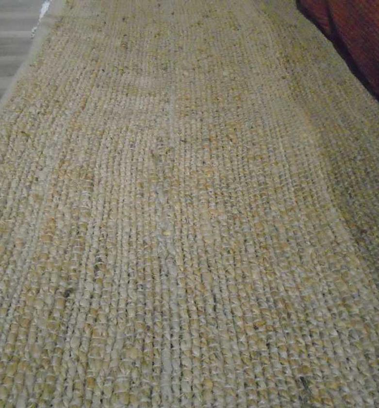 Jute/cotton carpet  #ref: image