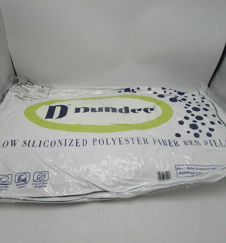 Pillow white w double piping image