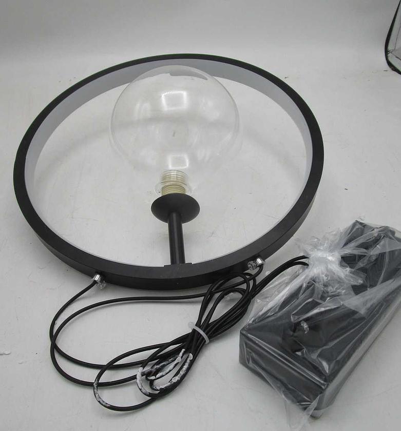 Ceiling lamp black 28*28* image